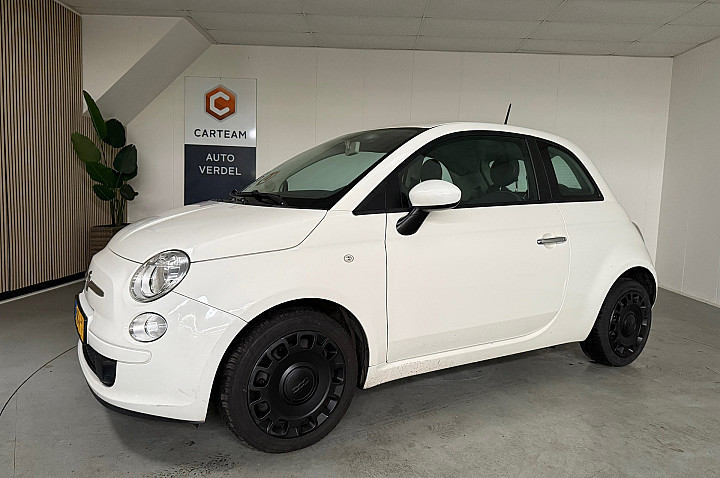 Fiat 500 1.0 TwinAir Pop Airco, Navigatie Black & White