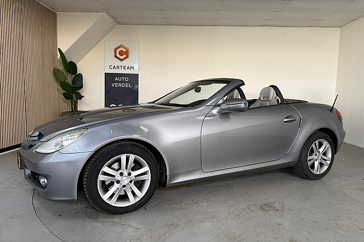 Mercedes-Benz SLK 200 K. Airco, Carplay/navigatie, Ledere bekleding, Automaat, LMV
